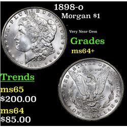 1898-o Morgan Dollar $1 Grades Choice+ Unc