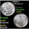 Image 1 : 1898-o Morgan Dollar $1 Grades Choice+ Unc