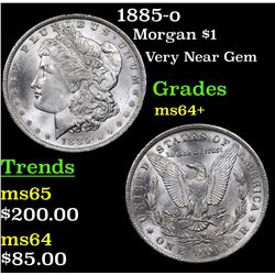 1885-o Morgan Dollar $1 Grades Choice+ Unc