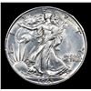 Image 2 : 1943-p Walking Liberty Half Dollar 50c Grades GEM+ Unc