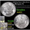 Image 1 : 1900/0-p Vam 17 Mint Error Morgan Dollar $1 Grades Choice+ Unc