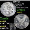 Image 1 : 1897-p Morgan Dollar $1 Grades Choice+ Unc