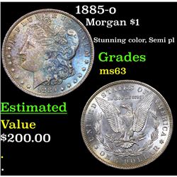 1885-o Morgan Dollar $1 Grades Select Unc