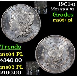 1901-o Morgan Dollar $1 Grades Select Unc+ PL