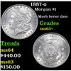 Image 1 : 1887-o Morgan Dollar $1 Grades Select+ Unc
