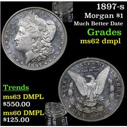 1897-s Morgan Dollar $1 Grades Select Unc DMPL