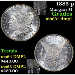 1885-p Morgan Dollar $1 Grades Select Unc+ DMPL