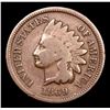Image 2 : 1869 Indian Cent 1c Grades vf+