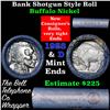 Image 1 : Buffalo Nickel Shotgun Roll in Old Bank Style  'Bell Telephone' Wrapper 1928 & d Mint Ends