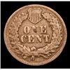 Image 3 : 1864 cn Indian Cent 1c Grades vf++