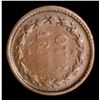 Image 3 : 1863 Turban Liberty Civil War Token 1c Grades vf++