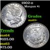Image 1 : 1902-o Morgan Dollar $1 Grades Select+ Unc