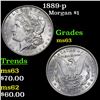 Image 1 : 1889-p Morgan Dollar $1 Grades Select Unc