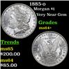 Image 1 : 1885-o Morgan Dollar $1 Grades Choice+ Unc