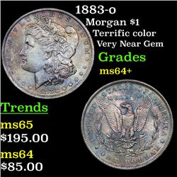 1883-o Morgan Dollar $1 Grades Choice+ Unc