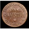 Image 3 : 1863 One Country Civil War Token 1c Grades xf+