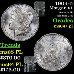 1904-o Morgan Dollar $1 Grades Choice Unc+ PL