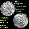 Image 1 : 1888-o Morgan Dollar $1 Grades Choice+ Unc