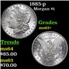 Image 1 : 1885-p Morgan Dollar $1 Grades Select+ Unc