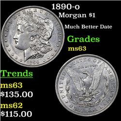 1890-o Morgan Dollar $1 Grades Select Unc