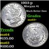 Image 1 : 1903-p Morgan Dollar $1 Grades Select+ Unc