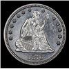 Image 2 : 1876-p Seated Liberty Quarter 25c Grades Unc Details
