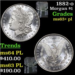 1882-o Morgan Dollar $1 Grades Select Unc+ PL