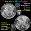 Image 1 : ***Auction Highlight*** 1881-s Morgan Dollar $1 Graded Choice Unc+ DMPL By USCG (fc)