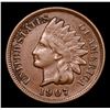 Image 2 : 1907 Indian Cent 1c Grades xf