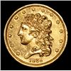 Image 2 : ***Auction Highlight*** 1838 Classic Head $5 Gold Graded Unc+ PL By USCG (fc)