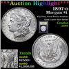 Image 1 : ***Auction Highlight*** 1897-o Morgan Dollar $1 Graded Select Unc By USCG (fc)