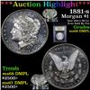 Image 1 : ***Highlight Of The Entire Auction*** 1881-s Morgan Dollar $1 Grades GEM++ DMPL By USCG (fc)