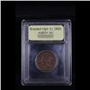 Image 4 : ***Auction Highlight*** 1850 Braided Hair Large Cent 1c Graded Select+ Unc BN By USCG (fc)