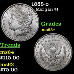 1888-o Morgan Dollar $1 Grades Select+ Unc