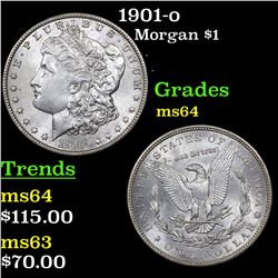 1901-o Morgan Dollar $1 Grades Choice Unc
