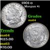 Image 1 : 1901-o Morgan Dollar $1 Grades Choice Unc