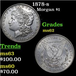 1878-s Morgan Dollar $1 Grades Select Unc
