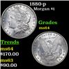 Image 1 : 1880-p Morgan Dollar $1 Grades Choice Unc