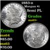 Image 1 : 1883-o Morgan Dollar $1 Grades Select+ Unc