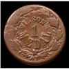 Image 3 : 1863 Liberty Cap Civil War Token 1c Grades vf++