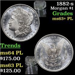 1882-s Morgan Dollar $1 Grades Select Unc+ PL