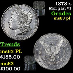1878-s Morgan Dollar $1 Grades Select Unc PL