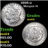 Image 1 : 1898-o Morgan Dollar $1 Grades Choice Unc