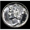 Image 2 : 1940-d Mercury Dime 10c Grades GEM+ FSB