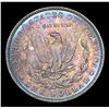 Image 3 : 1887-p Rainbow Toned Morgan Dollar $1 Grades Choice Unc