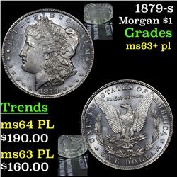 1879-s Morgan Dollar $1 Grades Select Unc+ PL