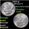 Image 1 : 1902-p Morgan Dollar $1 Grades Select+ Unc