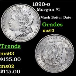 1890-o Morgan Dollar $1 Grades Select Unc