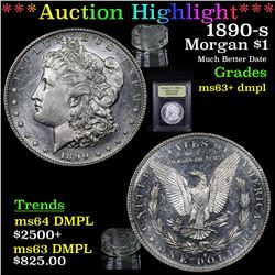***Auction Highlight*** 1890-s Morgan Dollar $1 Graded Select Unc+ DMPL By USCG (fc)