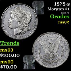 1878-s Morgan Dollar $1 Grades Select Unc